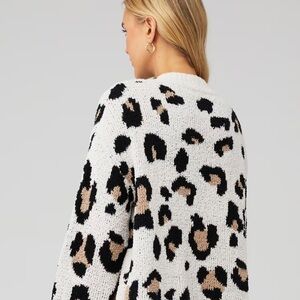 Love Riche Black and Tan Patterned Sweater